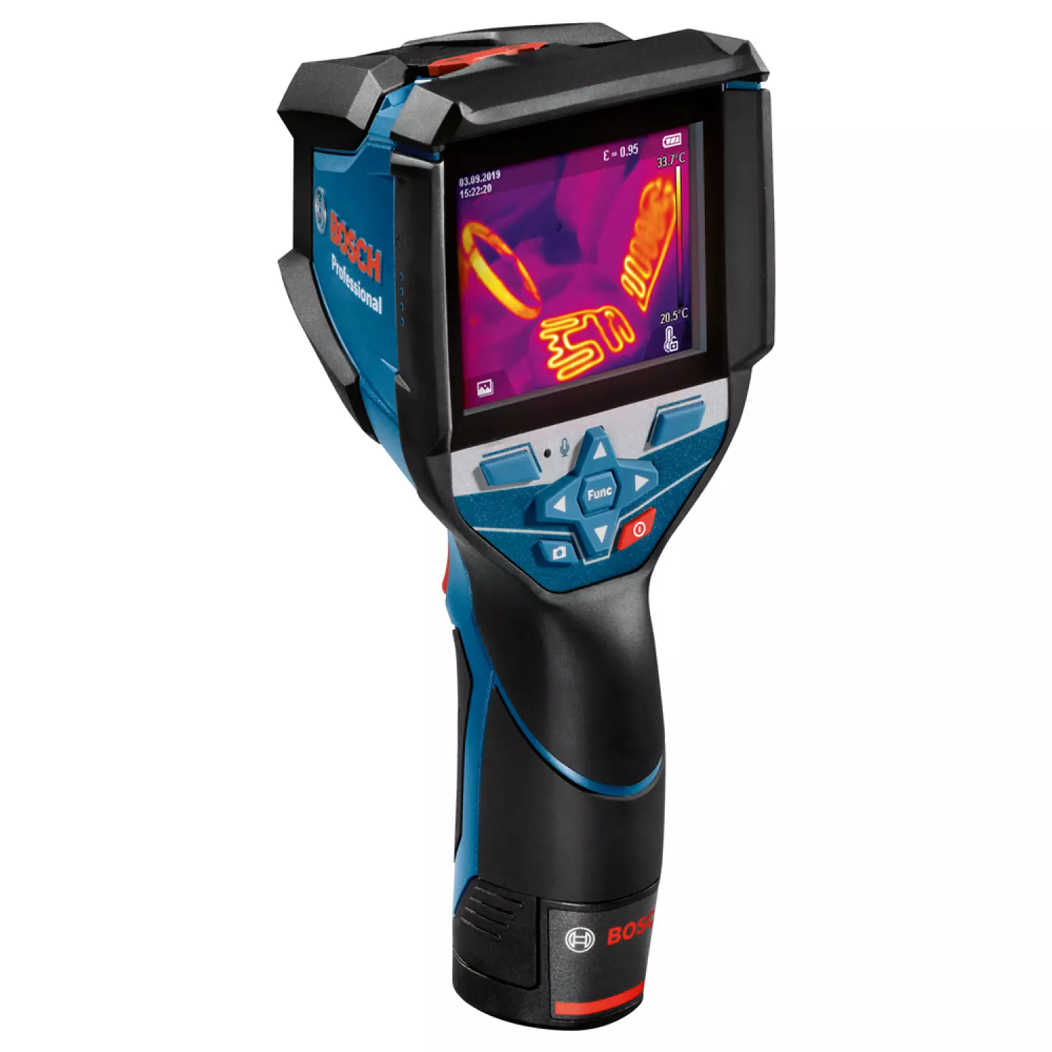 Bosch GTC 600 C Kit détecteur thermique sans fil 12 V Li-Ion (1x 2,0 Ah) dans un coffret L-Boxx - 256x192px-image