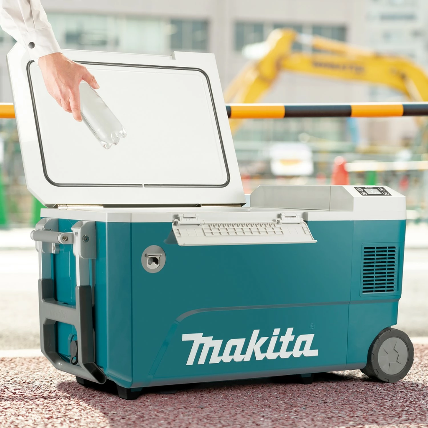 Makita CW002GZ01 40V Max Li-ion batterie Glacière / réfrigérateur avec fonction de chauffage sans batterie - 50L-image