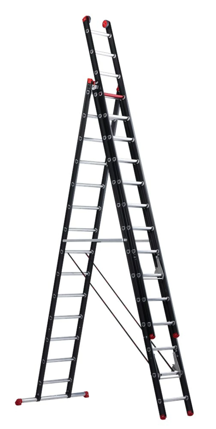 Altrex Mounter ZR 3099 Reformladder - Aluminium - 3 x 14 sporten - 9,55m - met stabiliteitsbalk-image