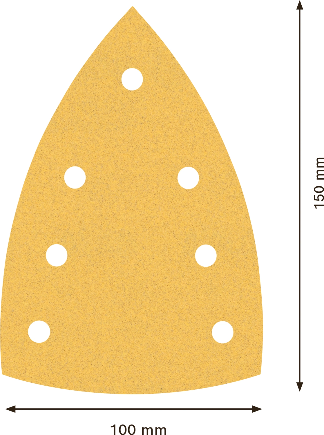 Bosch EXPERT 2608901117 - EXPERT Abrasif C470 Best for Wood and Paint, 100 x 150 mm, grain 120, 7 trous, 10x-image