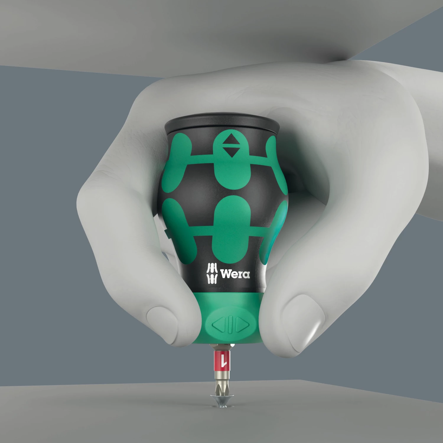 Wera 05008892001 Kraftform Kompakt Stubby Magazin RA 2 Bitschroevendraaier - 6 in 1 multi-bit - met ratelfunctie-image