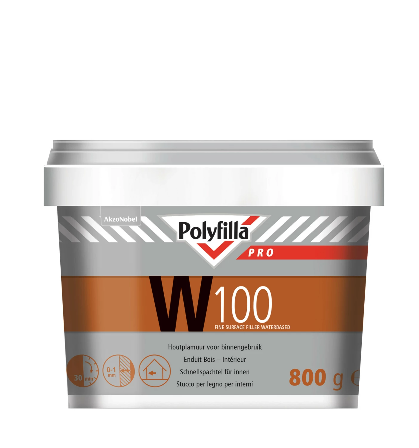 Polyfilla W100 Watergedragen Plamuur - 800gr-image