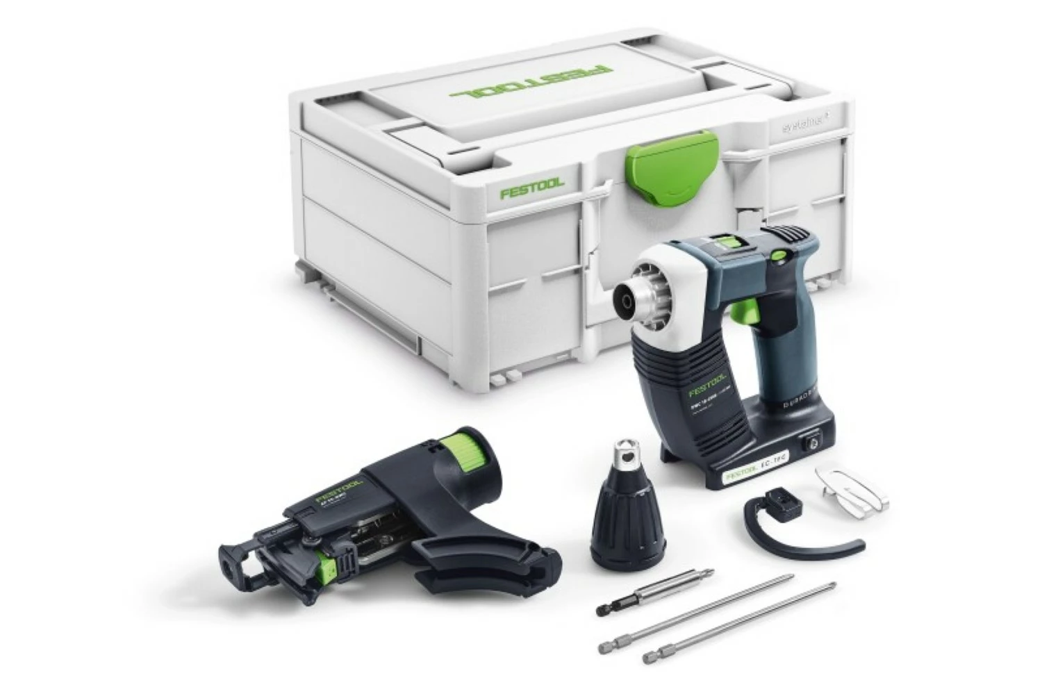 Festool DURADRIVE DWC 18-2500-Basic 18V Li-Ion accu bandschroefmachine body in systainer - 18Nm - 55mm - koolborstelloos-image