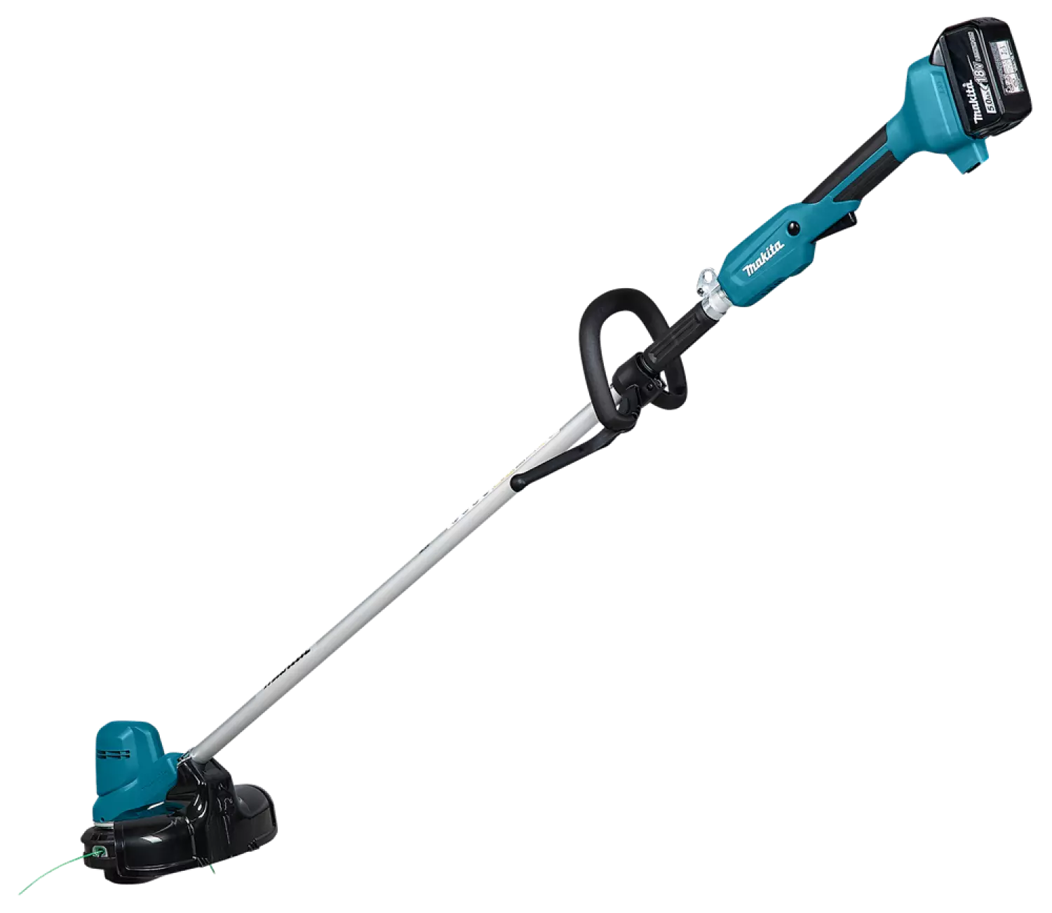 Makita DUR194RTX2 LXT 18V Li-Ion accu grastrimmer set (1x 5,0Ah) - D-greep-image