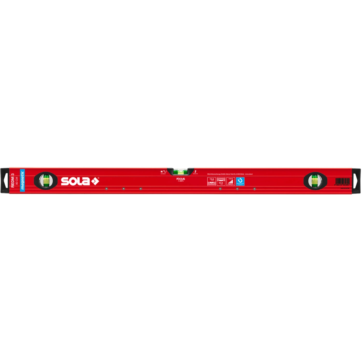 Sola RedM 3 80 Niveau à bulle-image