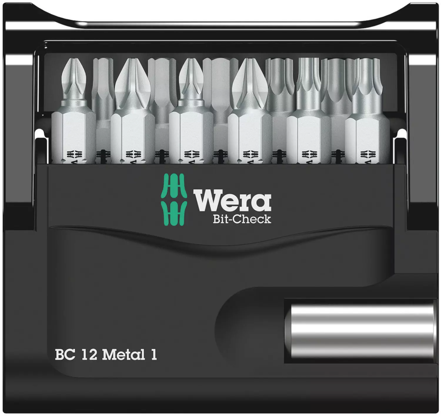 Wera 5057424001 12-delige Bit-Check 12 Metal 1 Bitset-image