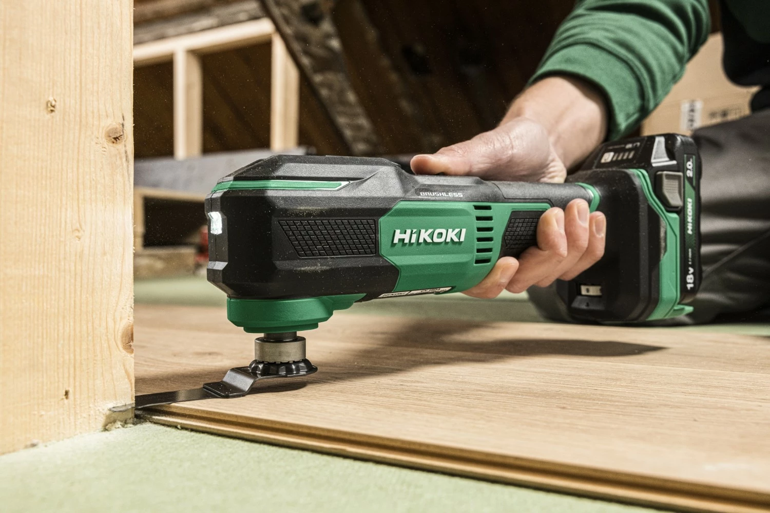 HiKOKI CV18DAW4Z 18V Accu Multitool body - Koolborstelloos-image