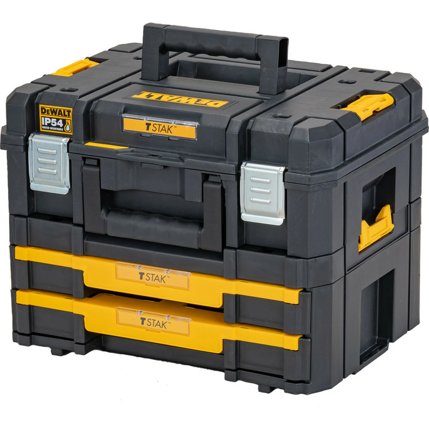 DeWALT DWST83395-1 TSTAK-Box II combokit gereedschapskoffer met twee ondiepe lades-image