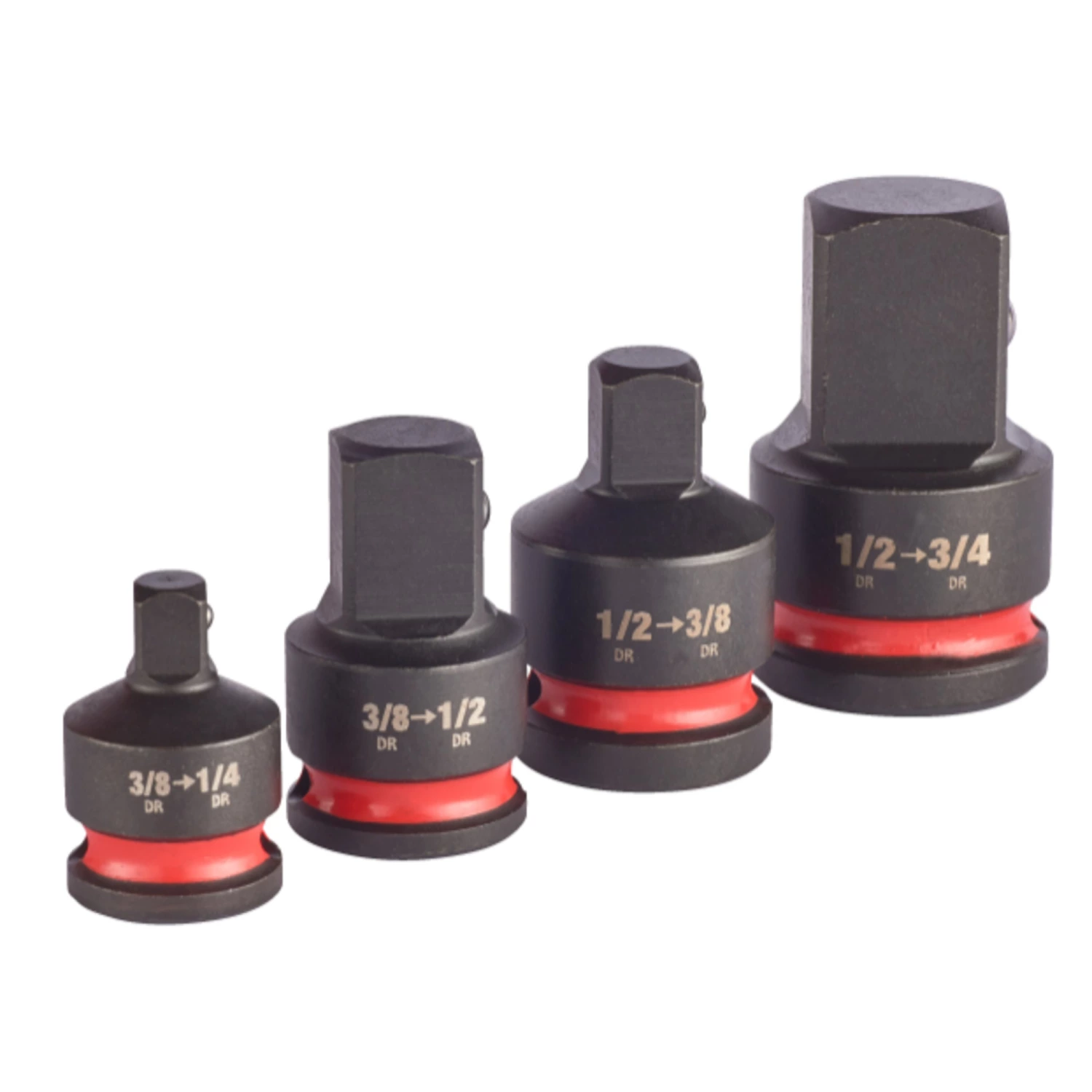 Milwaukee 4932480356 SHOCKWAVE 4-piece adapter set - Hex - 1/2"-image