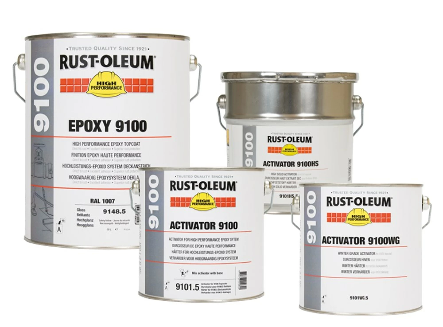 Rust-Oleum 9100 Epoxy - op kleur gemengd - 5L (Excl. Activator)-image