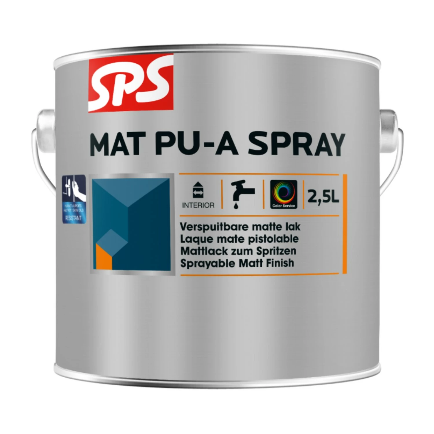 SPS Mat Pu-A Spray - op kleur gemengd - 2,5L-image