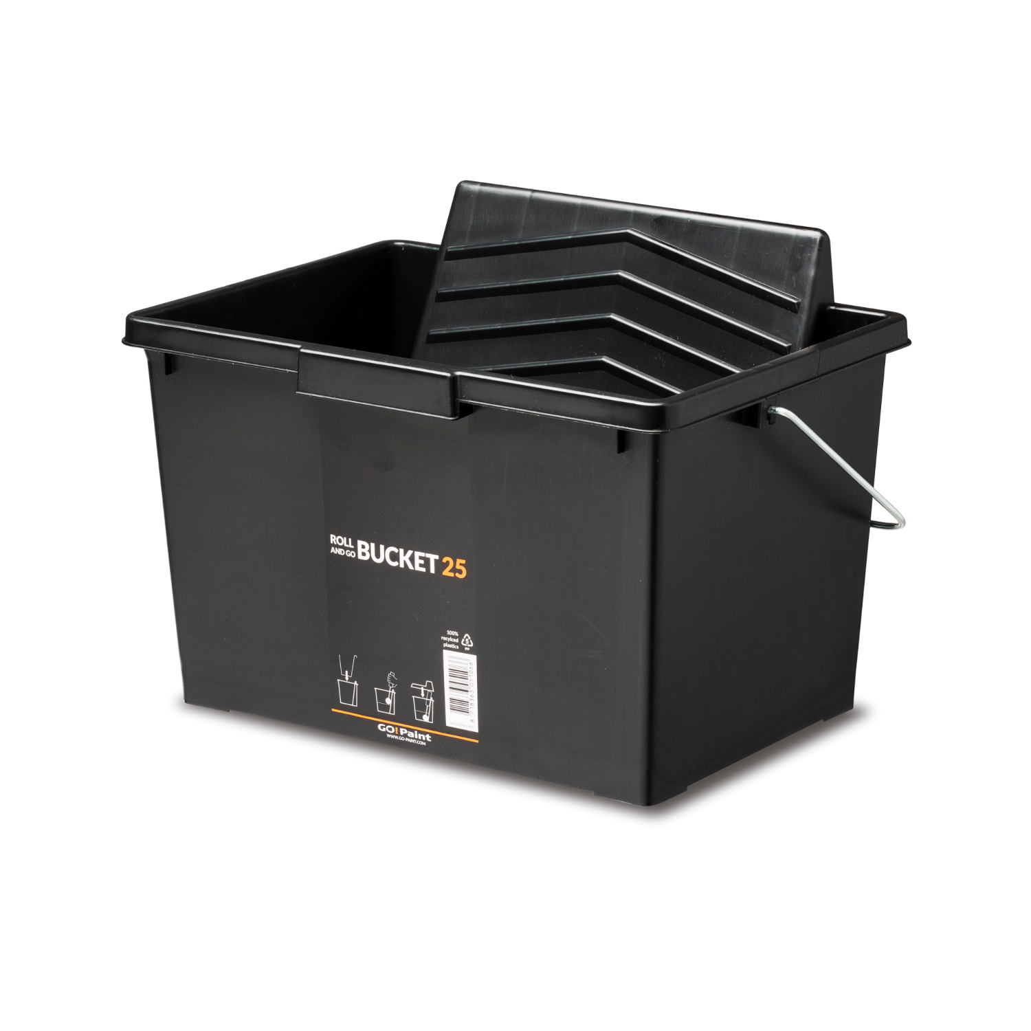 Go!Paint Roll And Go Verfemmer - 25cm Roller + 5 Inzetemmers & deksel-image