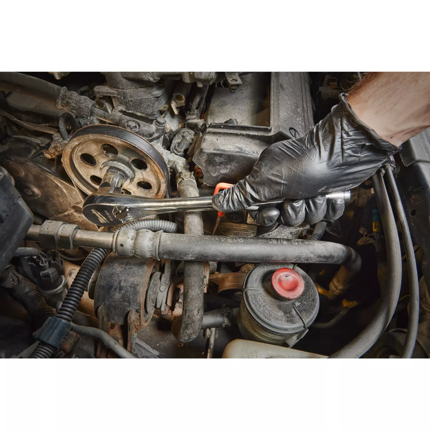 Milwaukee 4932471865 Clé à cliquet réversible - 1/2" - 286mm-image