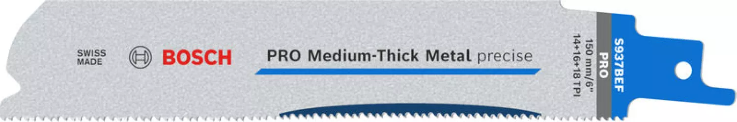 Bosch 2608658991 / S937BEF PRO Lame de scie à guichet - Métal - 150 mm (5 pcs)-image