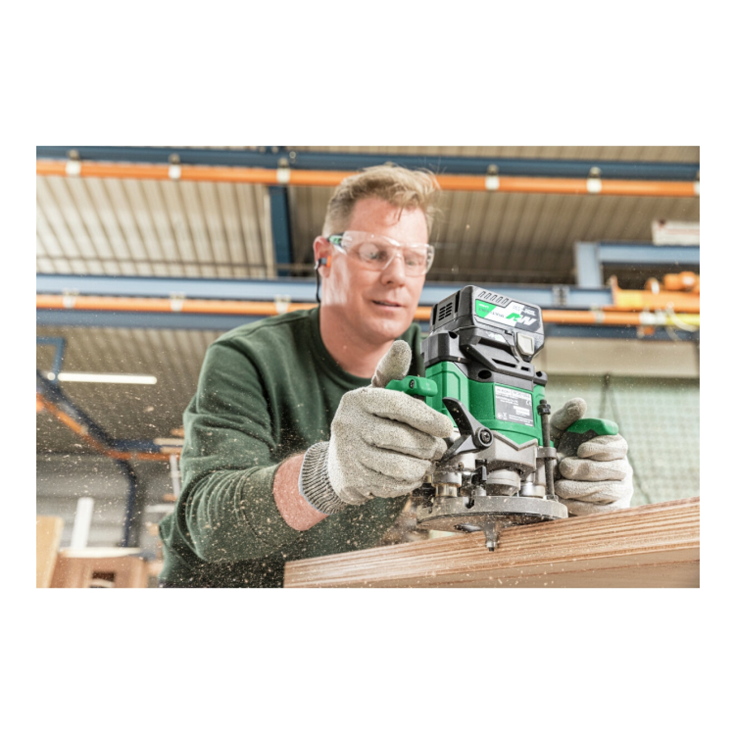 HiKOKI M3612DAW4Z Batters Upper Milling Machine - 36 V / excl. Batteries et chargeur-image