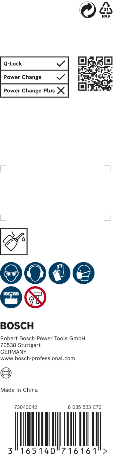 Bosch 2609390592 HSS-G Centerboor - 104mm-image