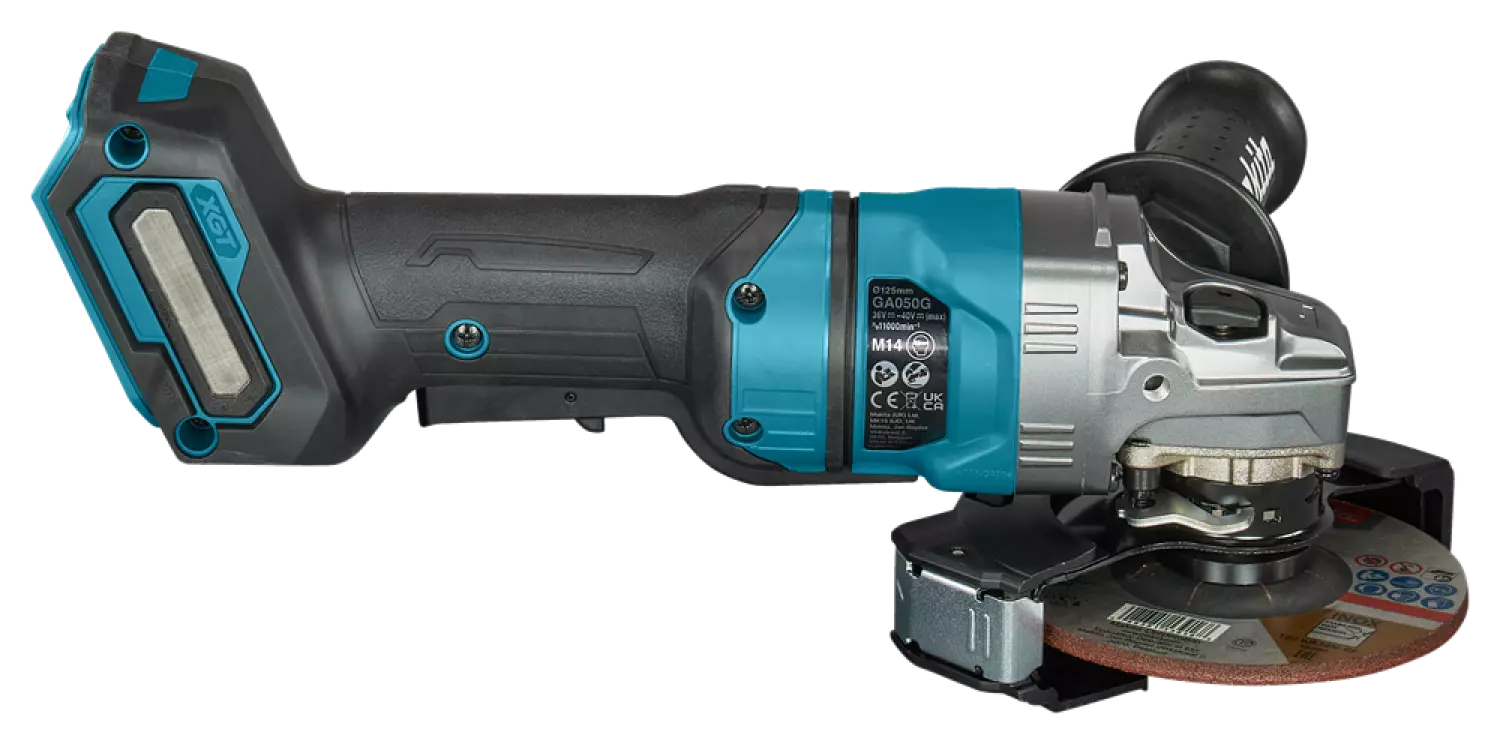 Makita GA050GZ 40V Li-ion accu haakse slijper body - 125mm - Veiligheidsschakelaar-image