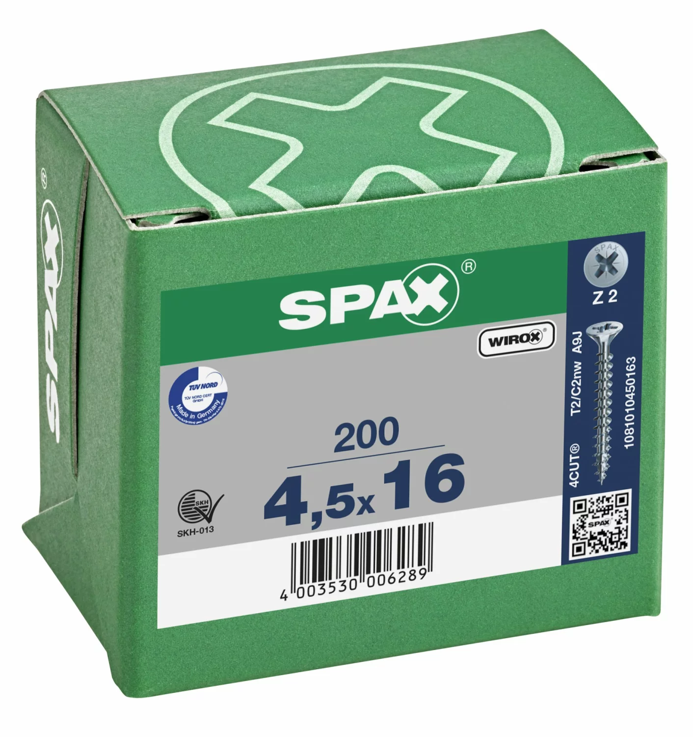 SPAX Universele schroeven verzonken kop - voldraad - Z2 - 4.5x16 mm (200st)-image