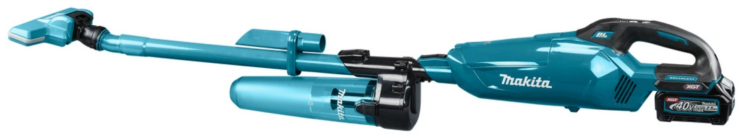 Makita CL002GD213 40V Max Li-Ion accu steelstofzuiger set (2x 2,5Ah) - Blauw-image