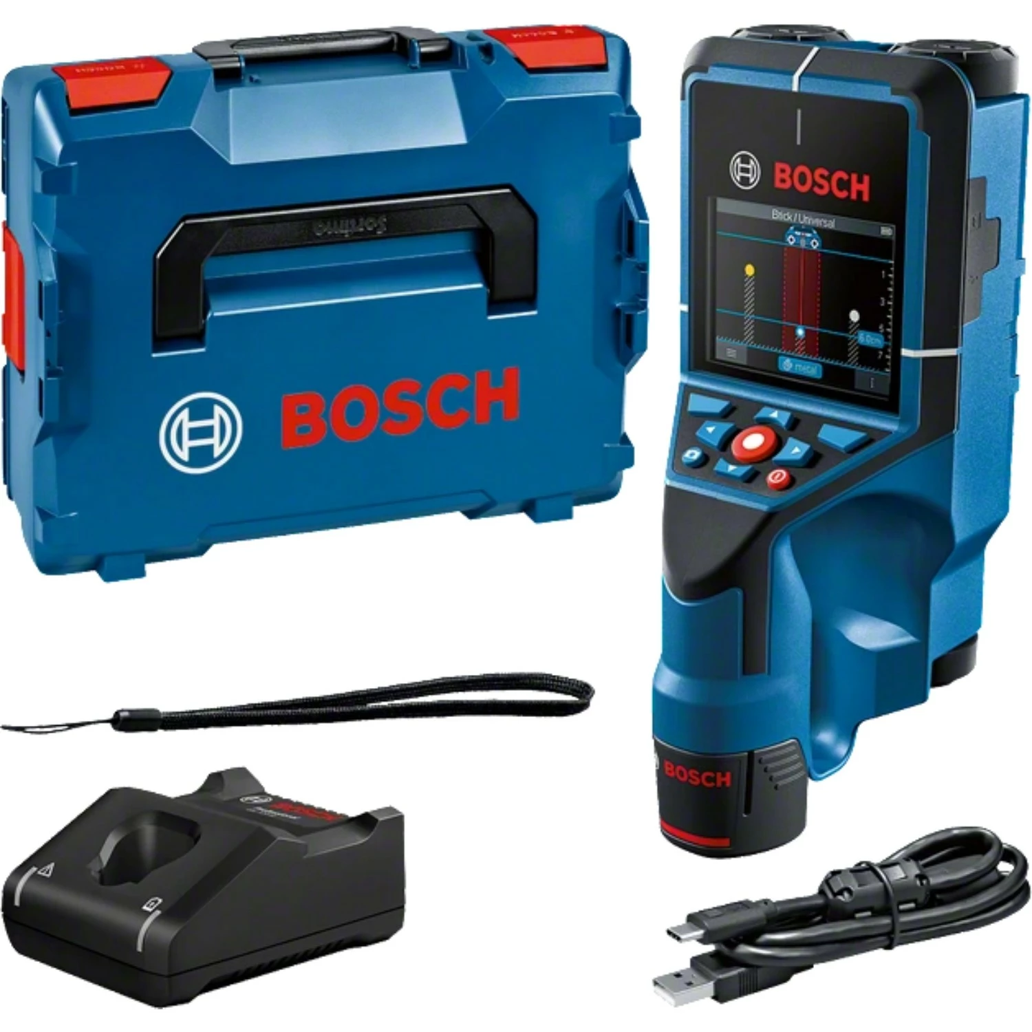 Bosch D-tect 200 C Detector muurscanner set (1x 2,0Ah) in L-Boxx - 200mm-image