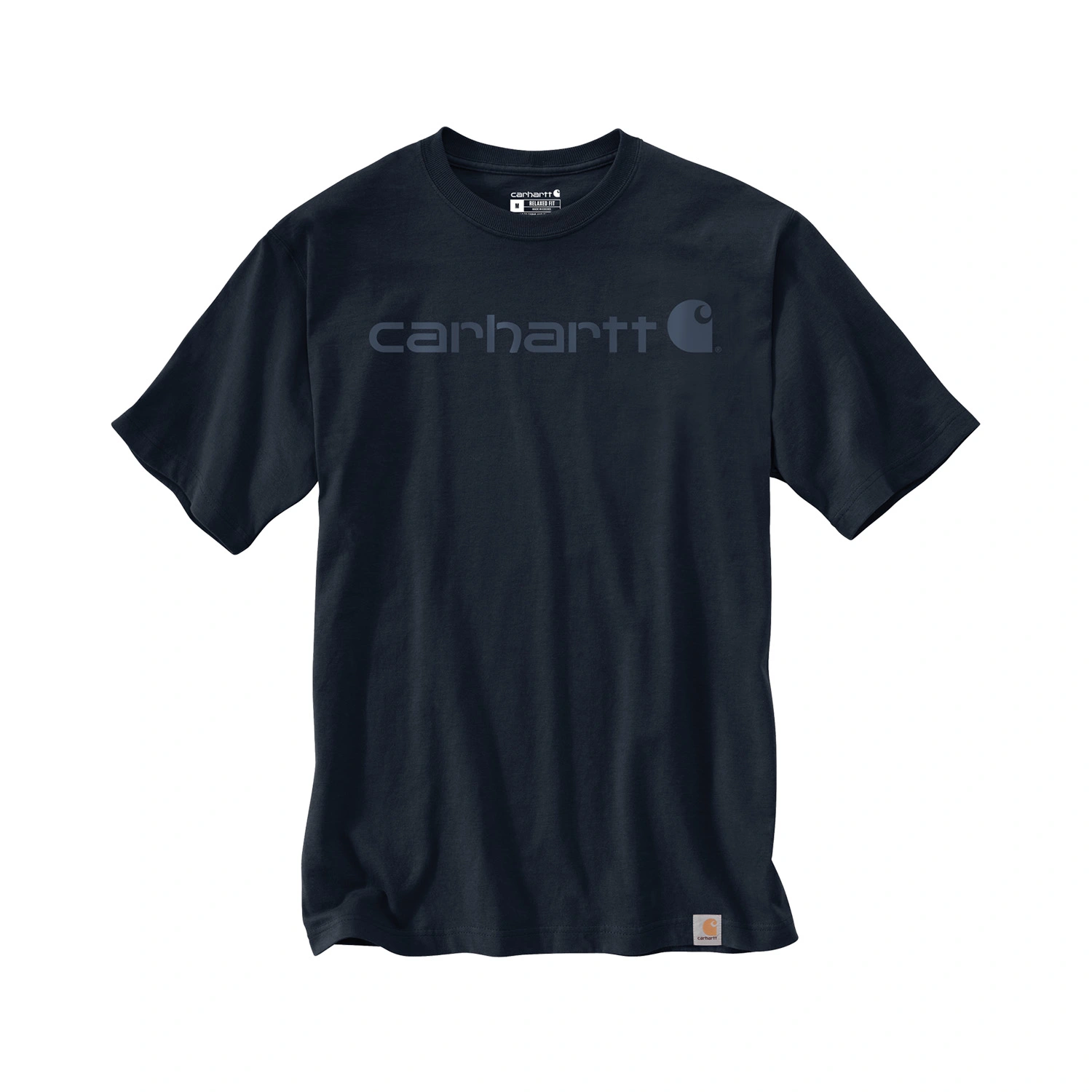 Carhartt Dearborn Relaxed Logo T-Shirt - Blauw - L