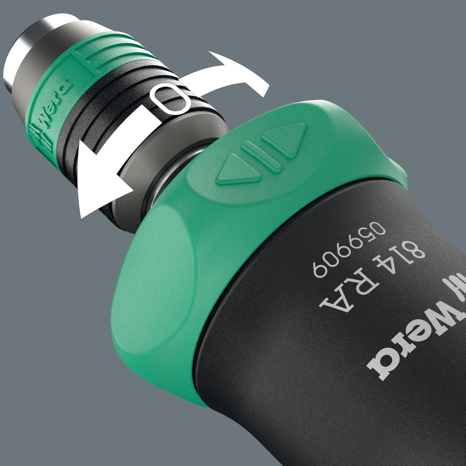 Wera 05051536001 13 pièces Kraftform Kompakt Pistol RA-R 2 tournevis à embouts interchangeables dans un étui - avec fonction cliquet-image