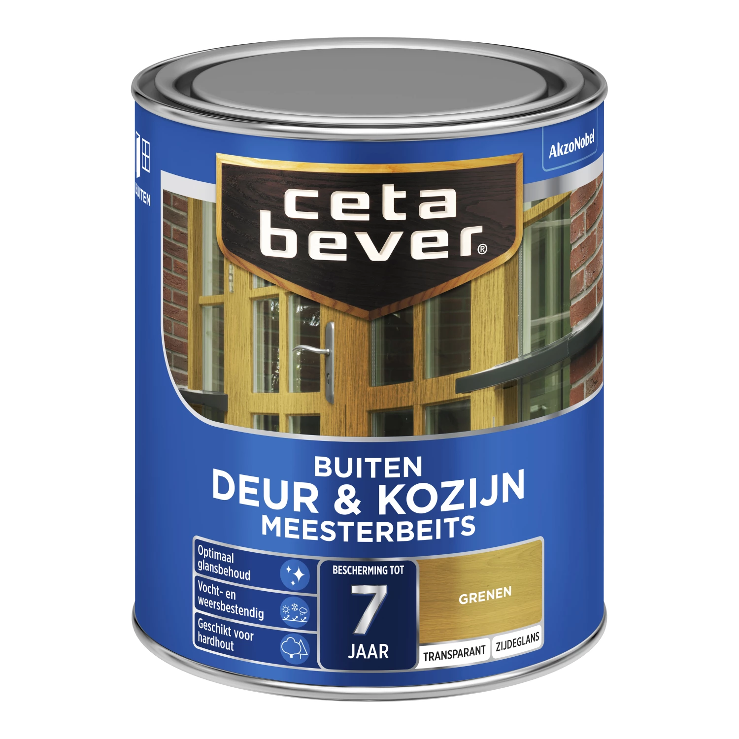 Cetabever Meesterbeits Deur En Kozijn Transparant Zijdeglans - Grenen - 750ml-image