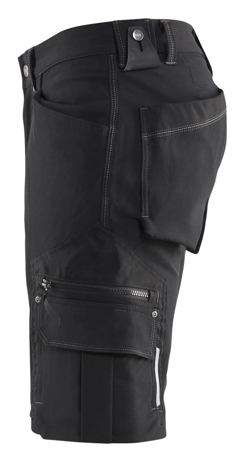 Blåkläder Short X1900 artisan stretch 4D sans poche flottante - C56 - Noir-image