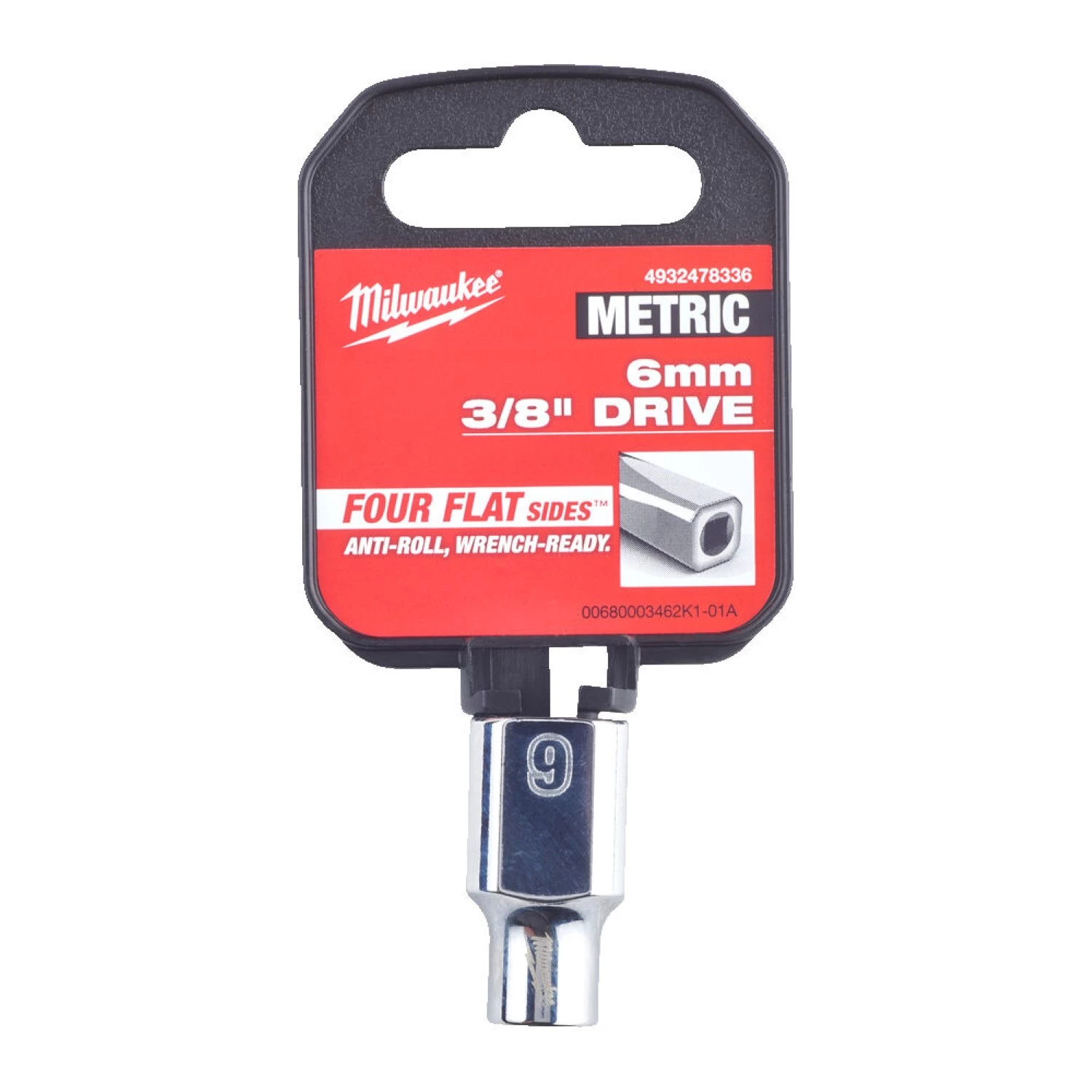 Milwaukee 4932478336 Embout - 3/8 » FOUR FLAT - 6mm-image