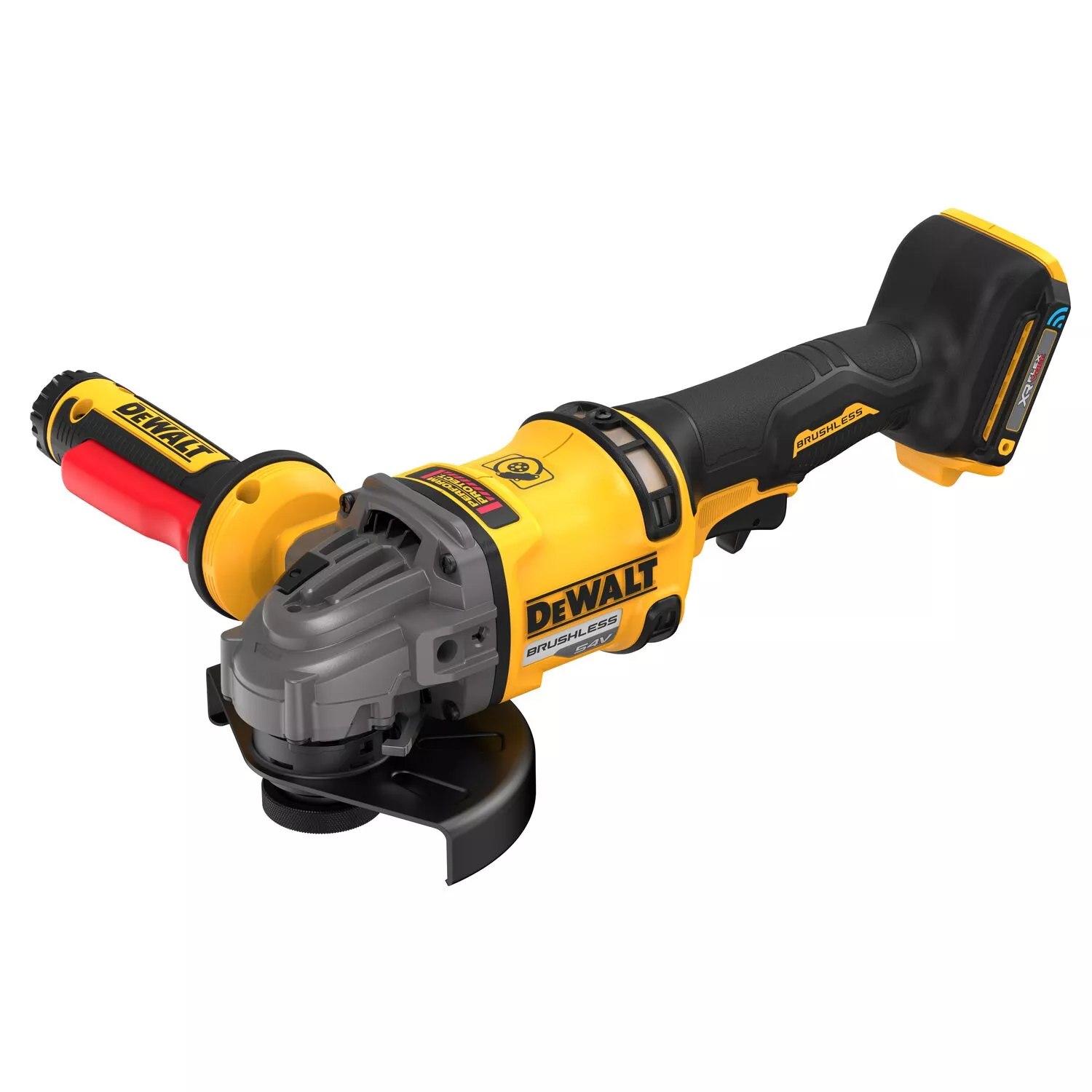DeWALT DCG418SHDN Corps de meuleuse d'angle sans fil Li-ion XR FlexVolt 54 V - 125 mm - Interrupteur de sécurité dans la poignée latérale-image