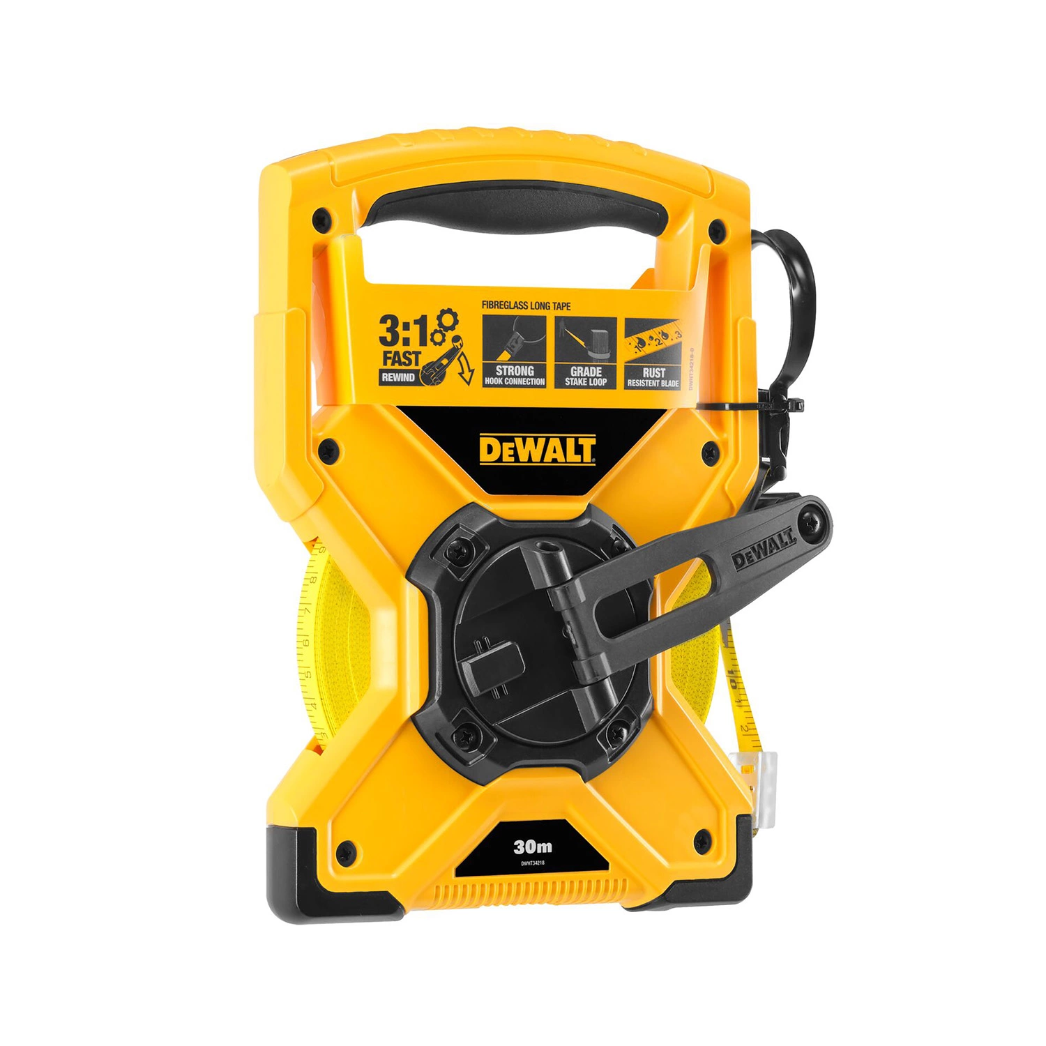 DeWALT DWHT34218-0 Mètre à ruban - Fibre de verre - 30 m - 12,7 mm-image