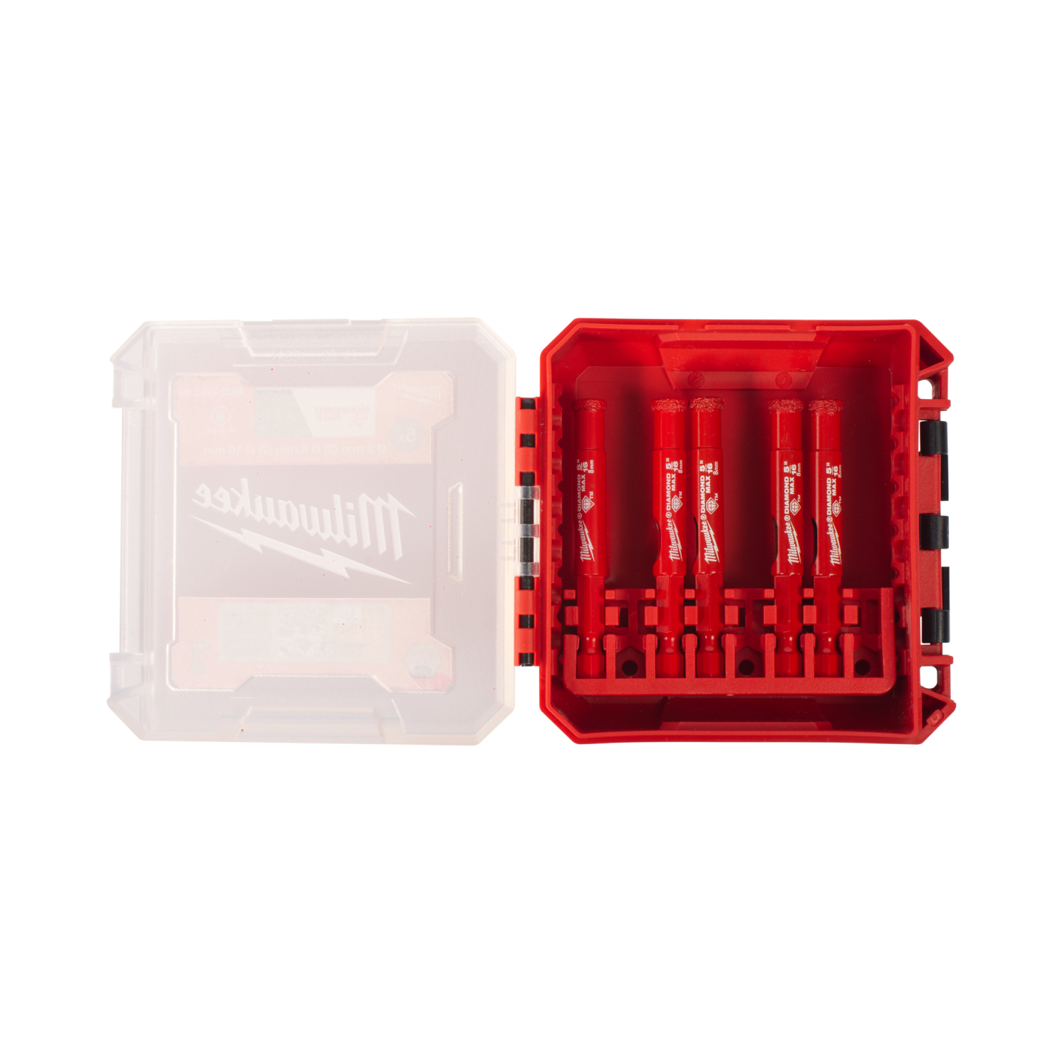 Milwaukee 4932498301 5-delige Diamantborenset nat/droog - 1/4'' - 8mm (5x) in Packout-image