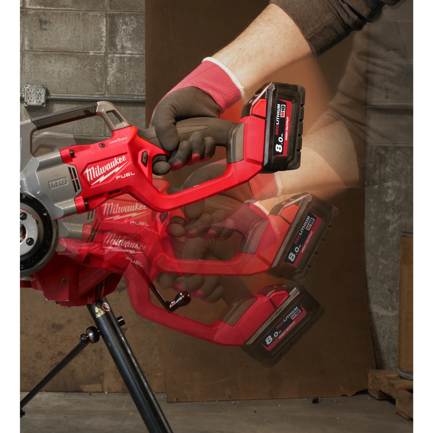 Milwaukee M18 FPT114-802CA Draadsnijder 1 1/4˝-image