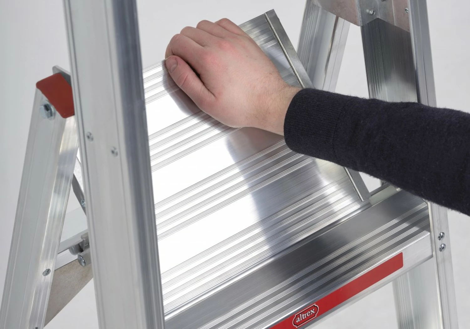 Altrex Sierra SEO 5 Trap - Enkel - Aluminium - 5 treden - max. werkhoogte 3,2m-image