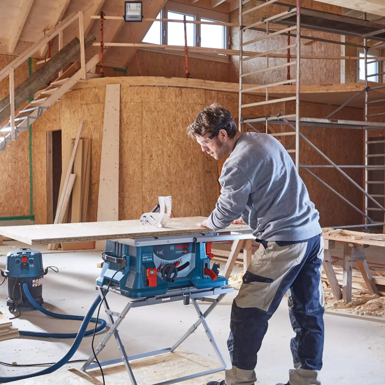 Bosch GTS 635-216 Zaagtafel + Onderstel GTA 560 - 1600W - 216 x 30mm-image