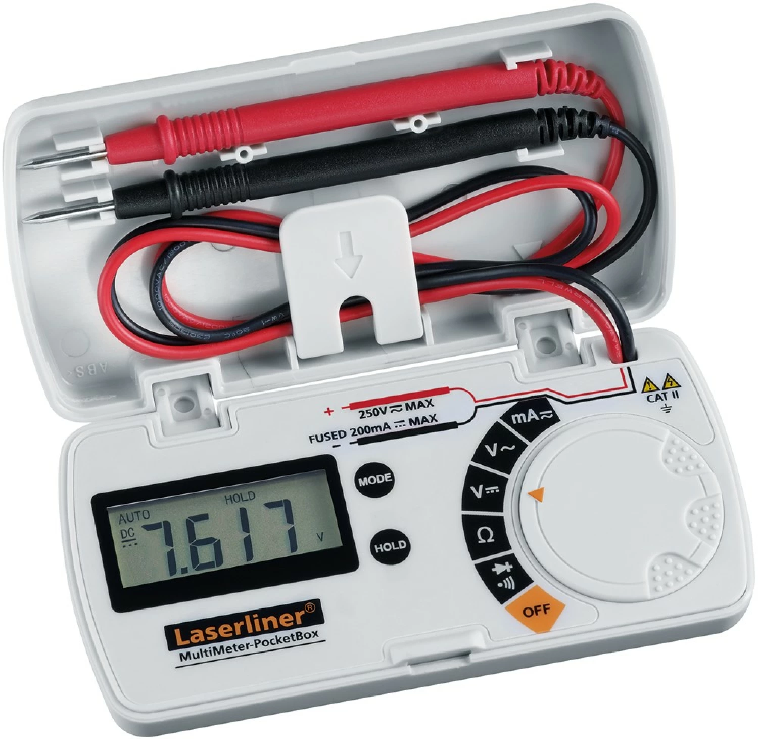 Laserliner MultiMeter-PocketBox Multimeter in boxset - Digitaal - AC/DC 250V & 200mA-image