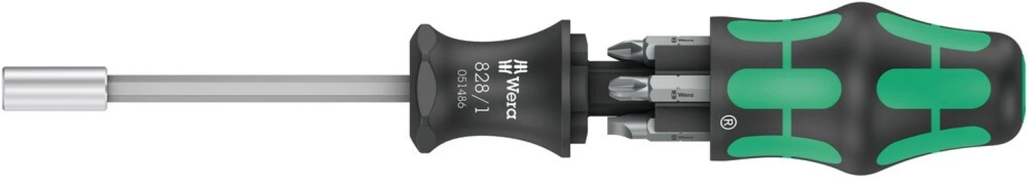 Wera 05051511001 Kraftform Kompakt 27 Set 2 Bitschroevendraaier - 6 in 1 multi-bit-image