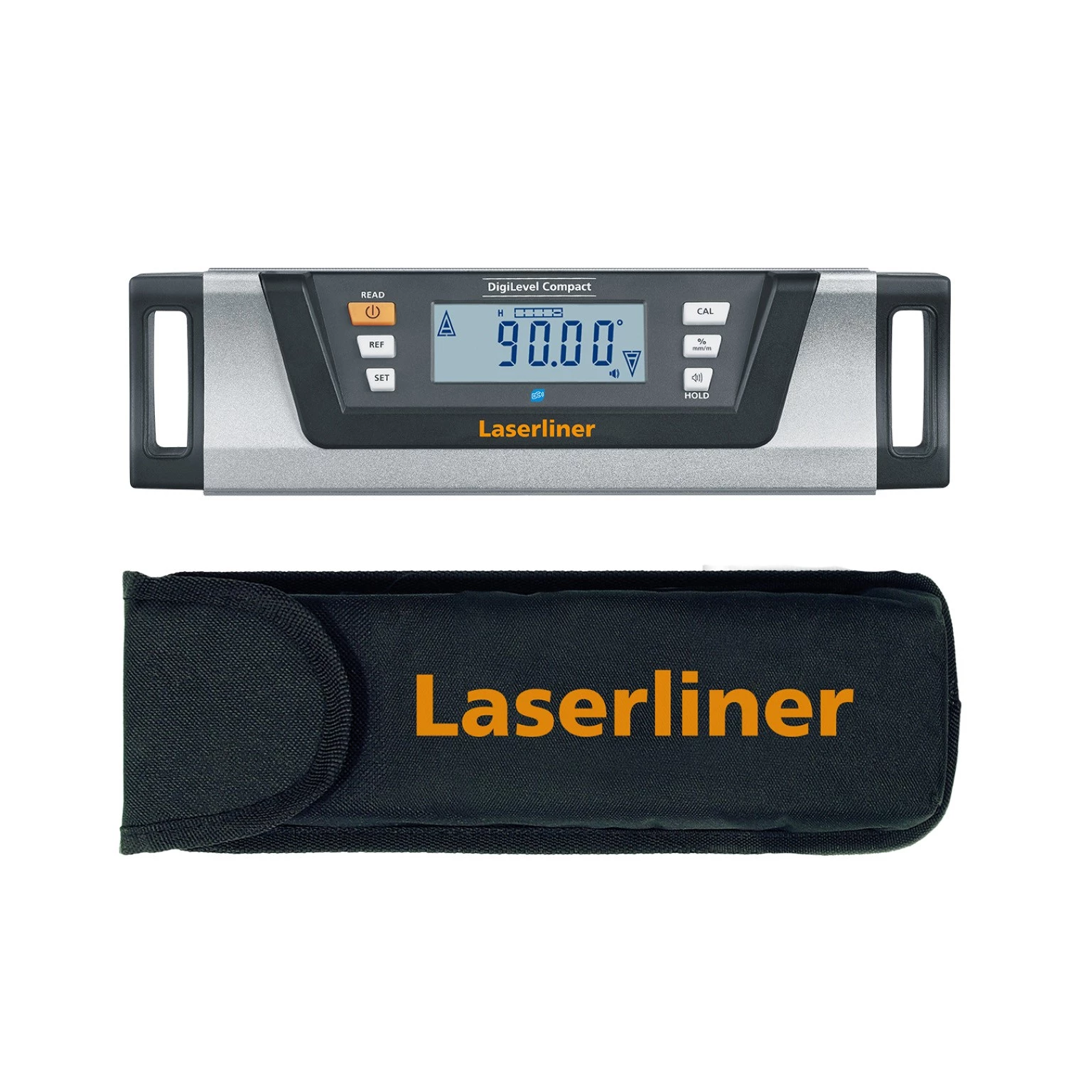 Laserliner DigiLevel Compact Niveau à bulle numérique dans un étui - magnétique - Bluetooth - 230 mm-image