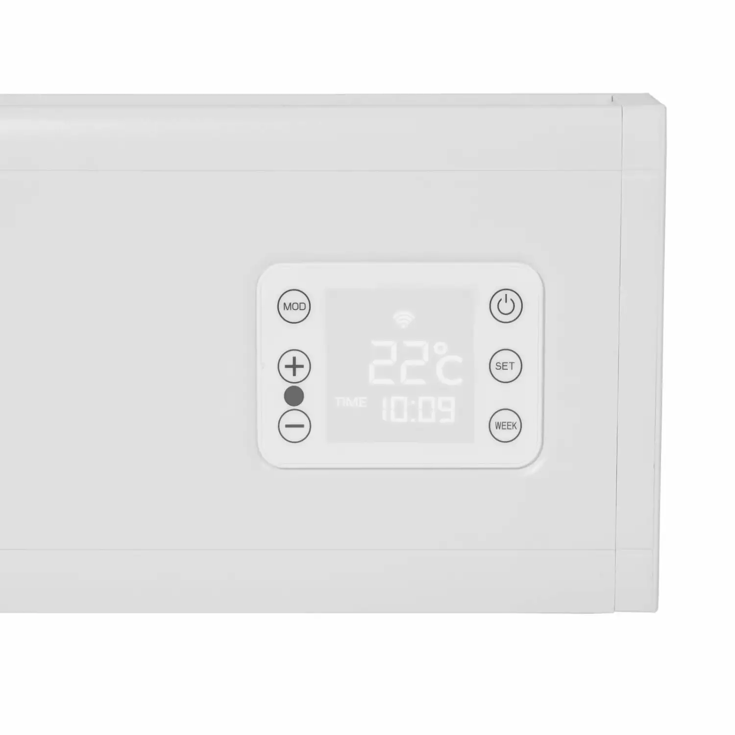 EUROM Alutherm Baseboard 1000 Wi-Fi White Chauffage par convection - 1000W - 40m3-image