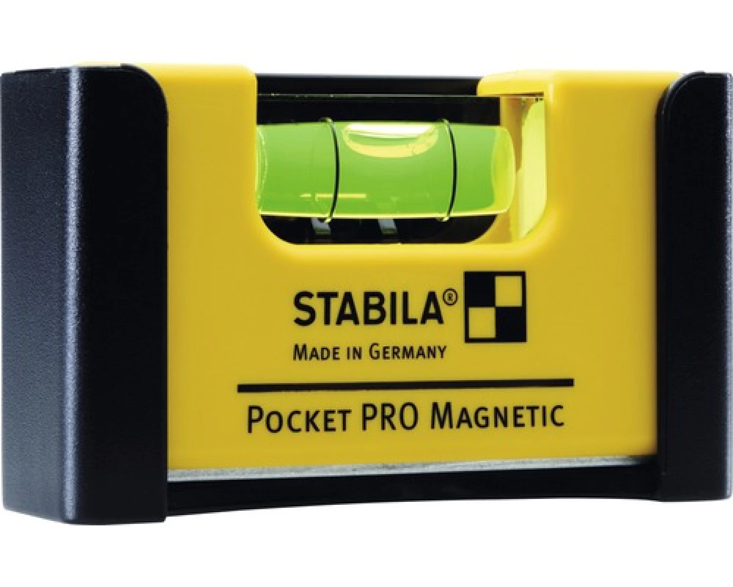 Stabila 17953 - Niveau à bulle Pocket PRO Magnetic, 7 cm, avec clip de ceinture-image