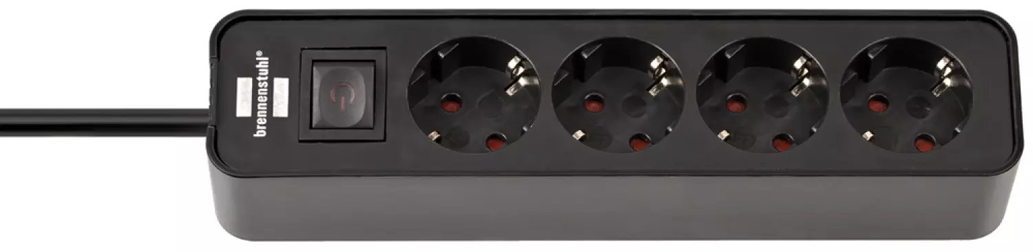 Brennenstuhl 1153240000 4 Voudige stekkerdoos - Ecolor - 1,5m-image