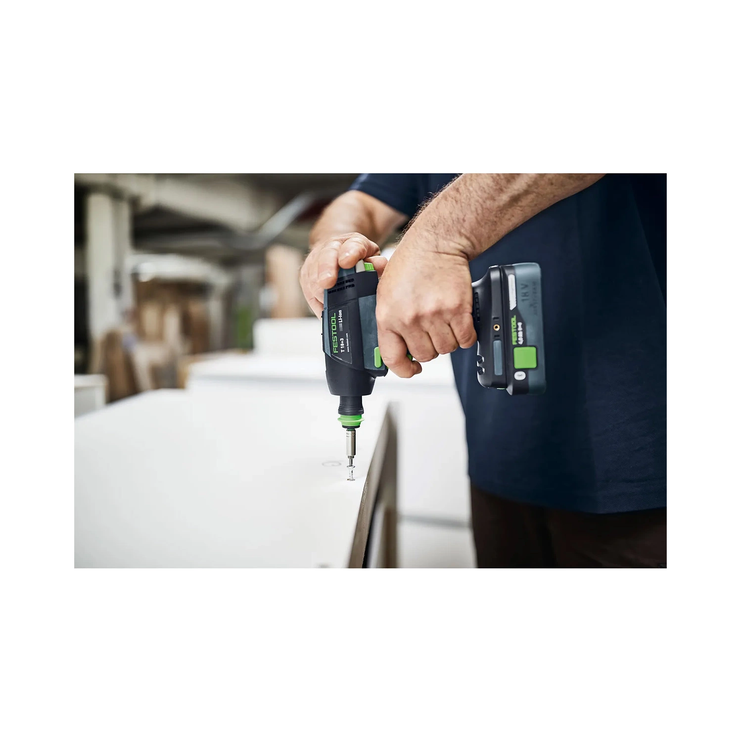 Festool T18+3 Basic-Set 18V Li-Ion accu schroefboormachine body incl. boorkoppen in systainer - 50Nm Festool-image