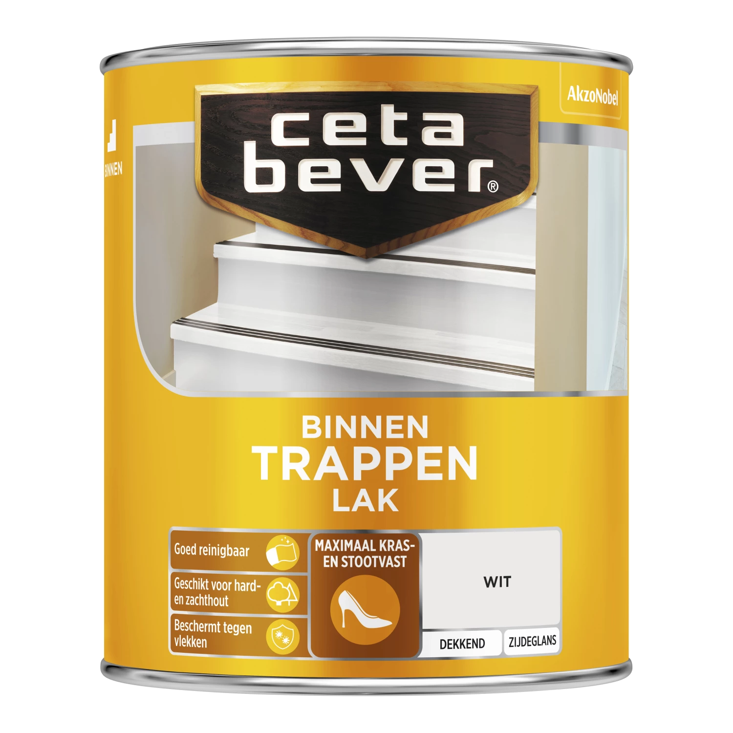 Cetabever Trappenlak Dekkend - Wit - 750ml-image