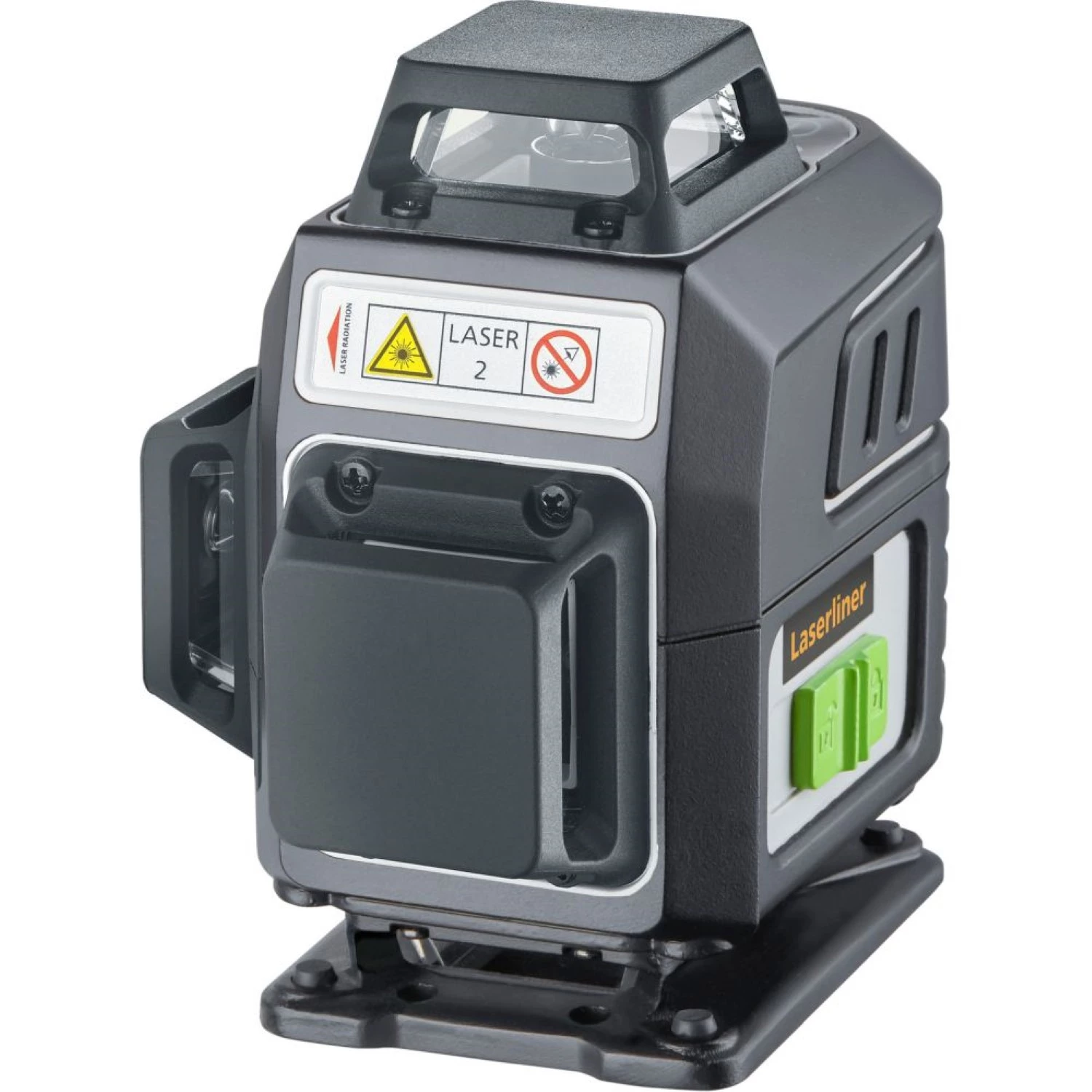 Laserliner PocketPlane-Laser 4G Kruislijnlaser in koffer - 4 lijnen - groen - 30m + SpiderStand statief-image