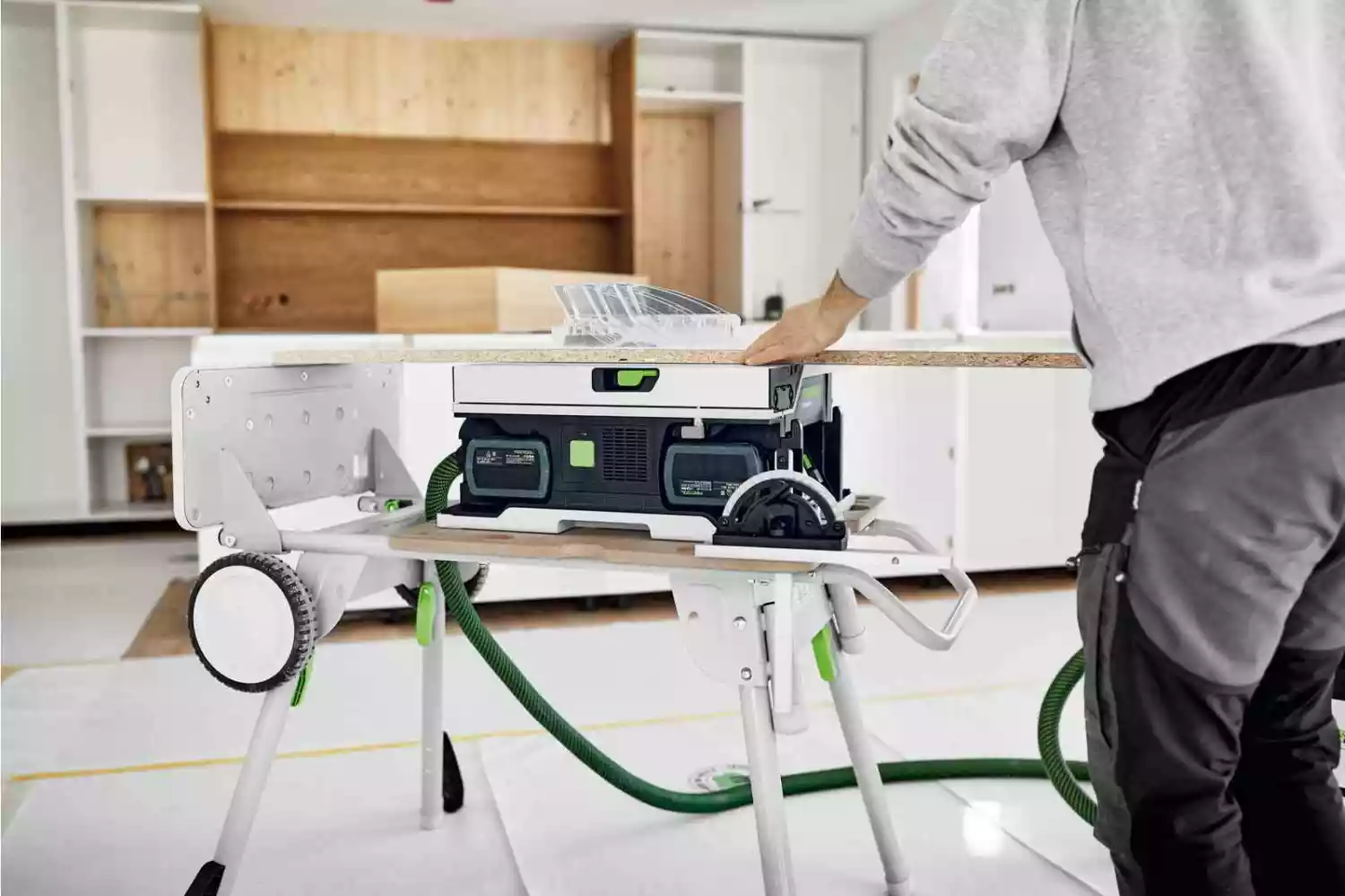 Festool CSC SYS 50 EBI-Plus 36V (2x18V) Accu tafelcirkelzaag set (2x 5,0Ah) incl. accessoires-image