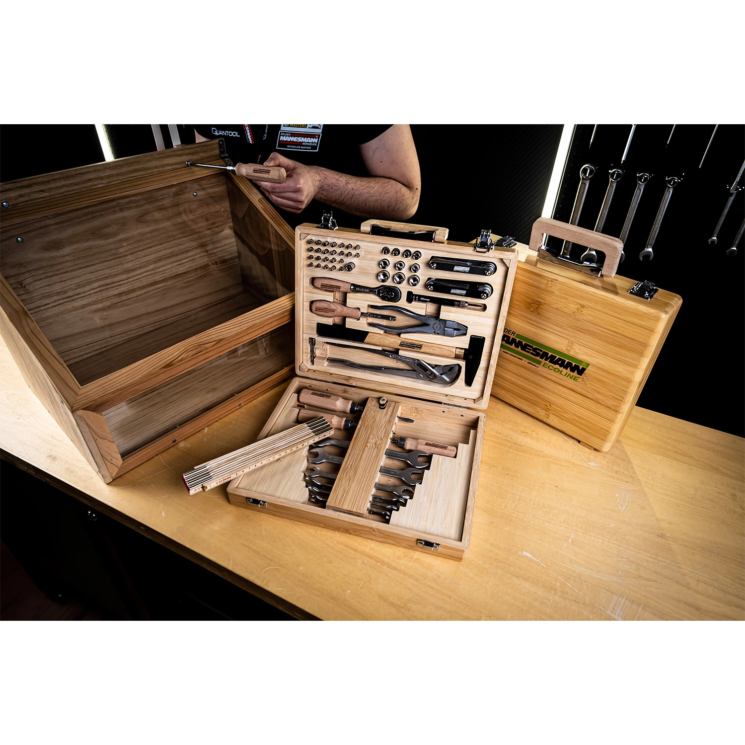 Brüder Mannesmann 29003 Jeu d'outils en coffret - 75 pièces-image