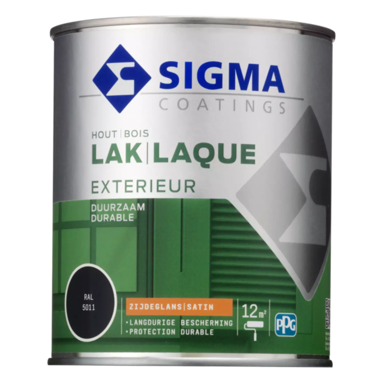 Sigma Houtlak exterieur zijdeglans - RAL 5011 - 0.75L-image