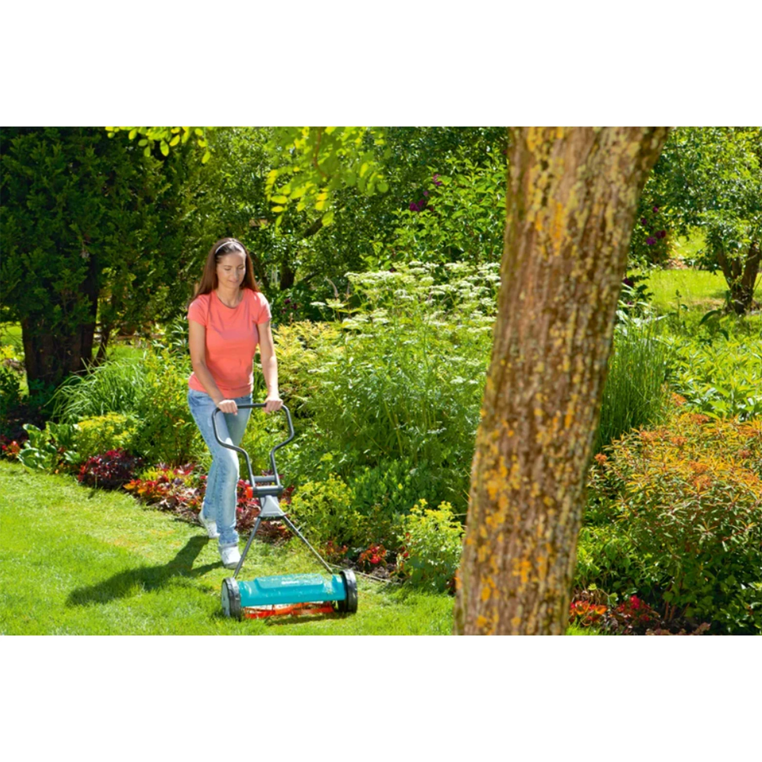Gardena 4018-20 Tondeuse à gazon à lame rotative - 200 m²-image