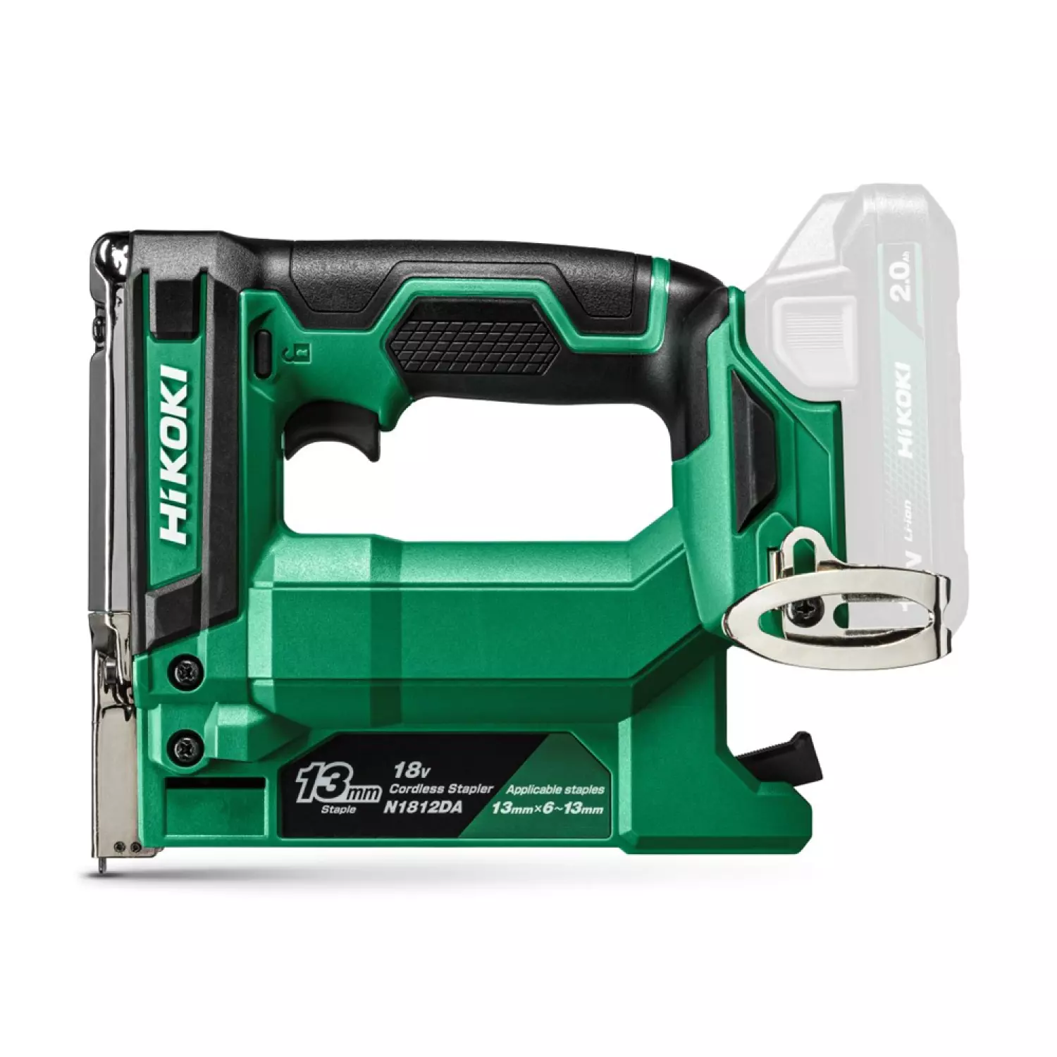 HiKOKI N1812DAW4Z 18 V Li-ion Batterie Agrafeuse - 6-13 mm-image