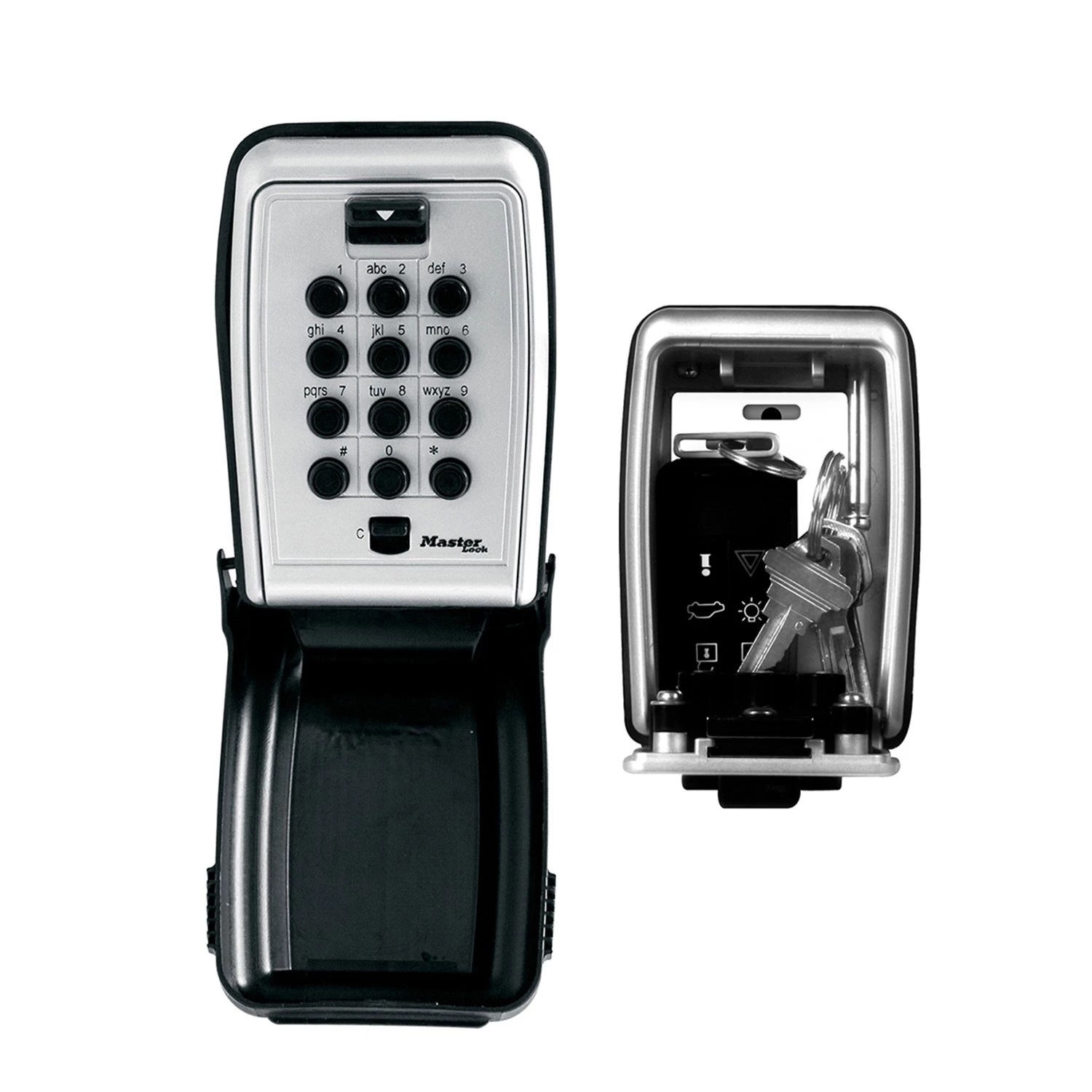 Master Lock 5423EURD Select Access®Coffre à clés avec bouton-poussoir - fixation murale-image